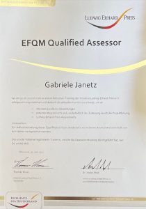 Zertifikat EFQM Refresher